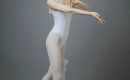 芭蕾风写真绿色,芭蕾风写真中的清新魅力